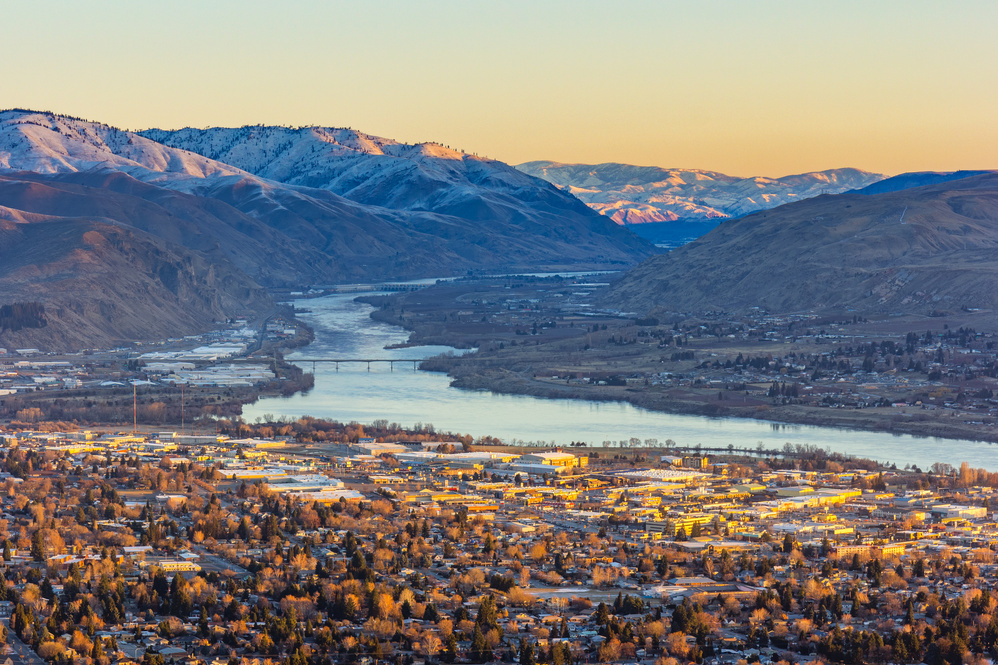 View of Wenatchee from Saddle Rock 2